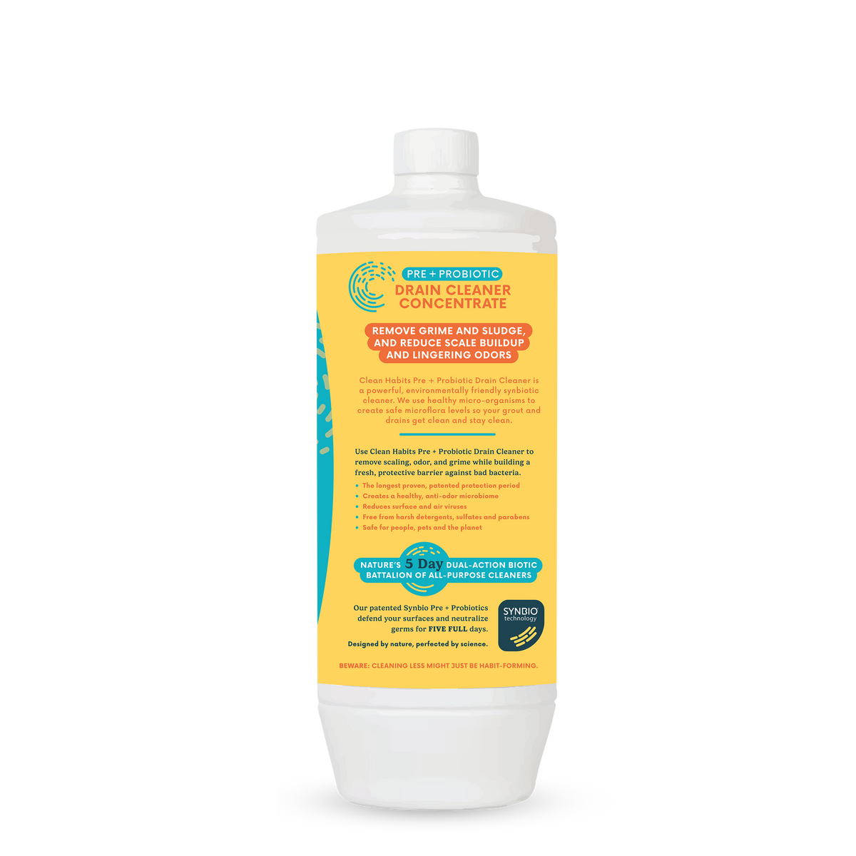 Pre + Probiotic Drain Cleaner Concentrate - 5 Day Lasting | Clean