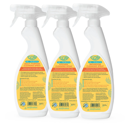 Variety Pack: Pre + Probiotic Cleaning Sprays
